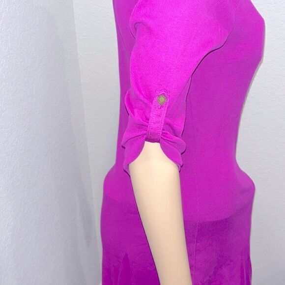 LAUREN Ralph Lauren magenta cotton dress in excellent condition - Picture 4 of 7